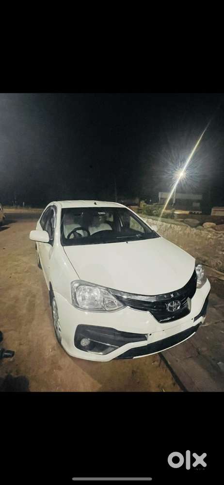 Toyota Etios white color 2012 model Good and well maintained condition