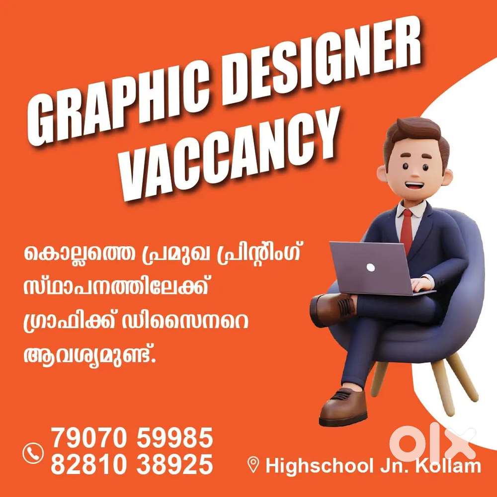 Graphic designer vacancy in kollam