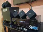 Denon avr receiver speaker yamaha active woofer 5.2 amp home theater