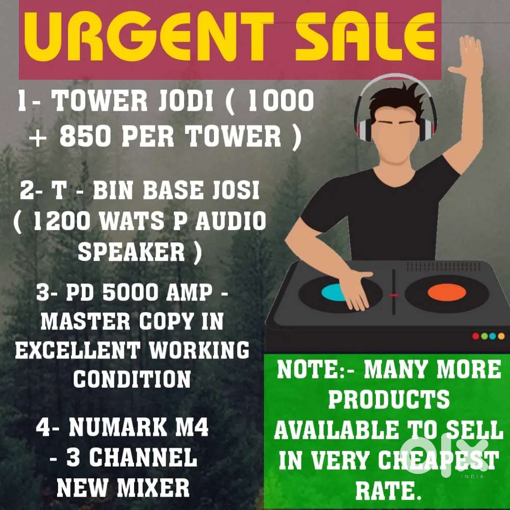 HIGH PROFESSIONAL DJ SETUP SELLING DHAMAKA OFFER