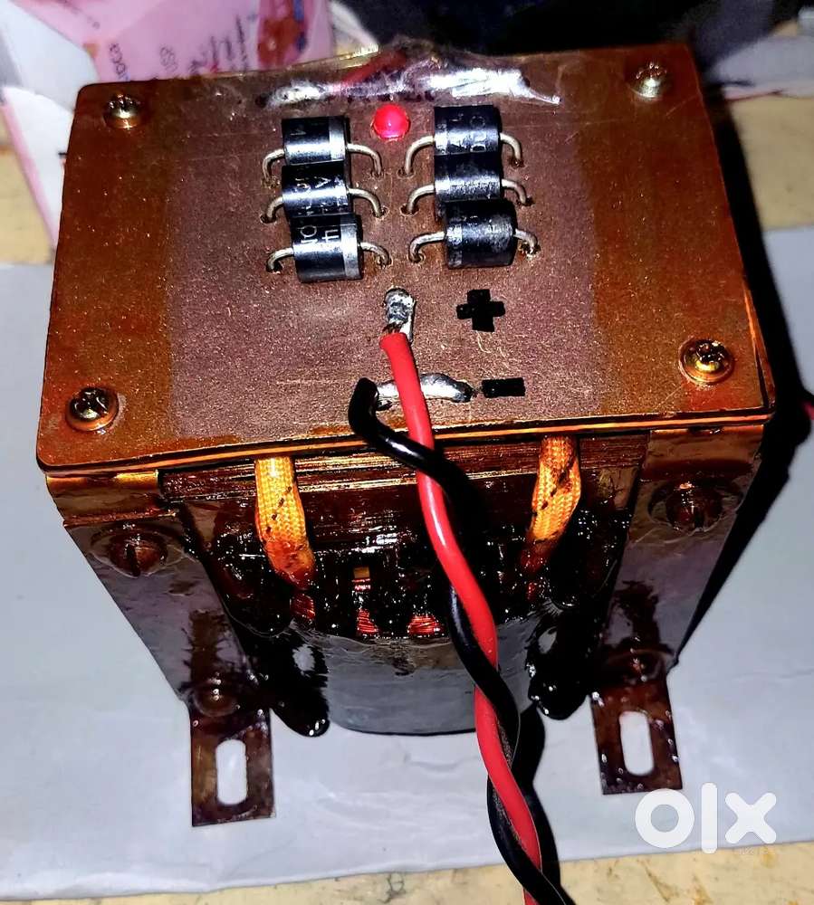 12 VOLT 10 AMPERE CENTER TAP COPPER TRANSFORMER