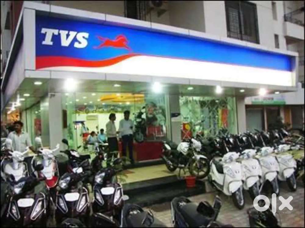 VACANCY AVAILABLE FOR @ TVS SHOWROOM IN HARDOI LOCATION APPLY NOW.