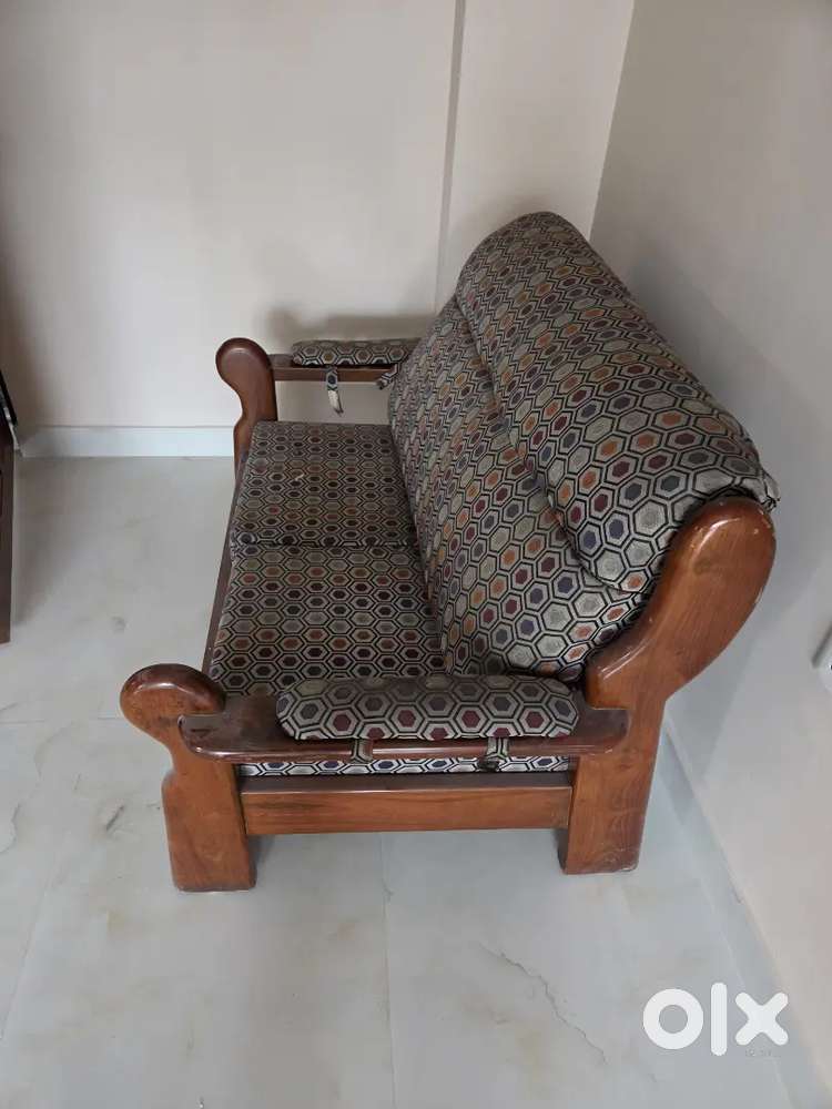 Wooden Sofa and Centre table