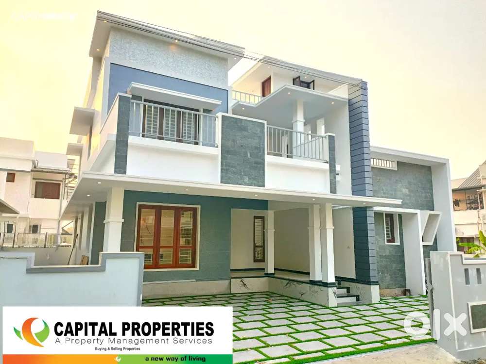 6 Cent ൽ (POSH വില്ല)-(മുളന്തുരുത്തി - ഏലിയാംകുന്ന് )-(6 Cent - 5 BHK)