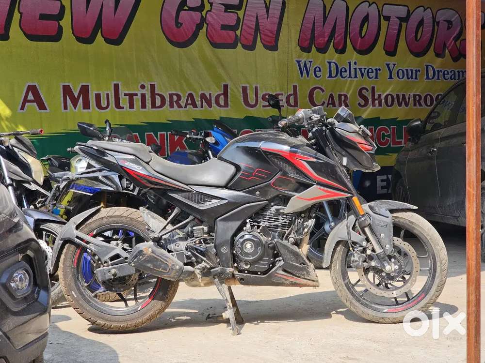 Bajaj N250 dual channel ABS TCS control minor scratches