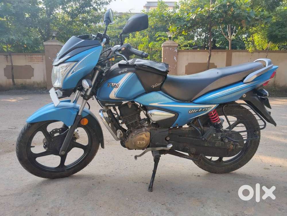 TVS Victor BS IV (110CC) (2019 Model) – Matte Blue / Good Condition