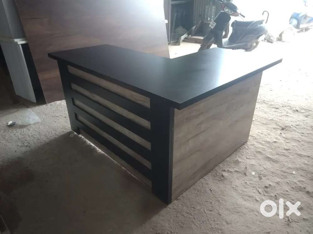 Brand New L-Shape Table with Storage