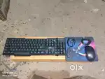 Keyboard, mouse, USB hub and OTG connector with free mouse pad