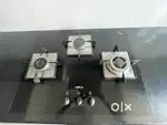 Elica 3-Burner Glass Hob – 2.5 Years Old, Good Condition
