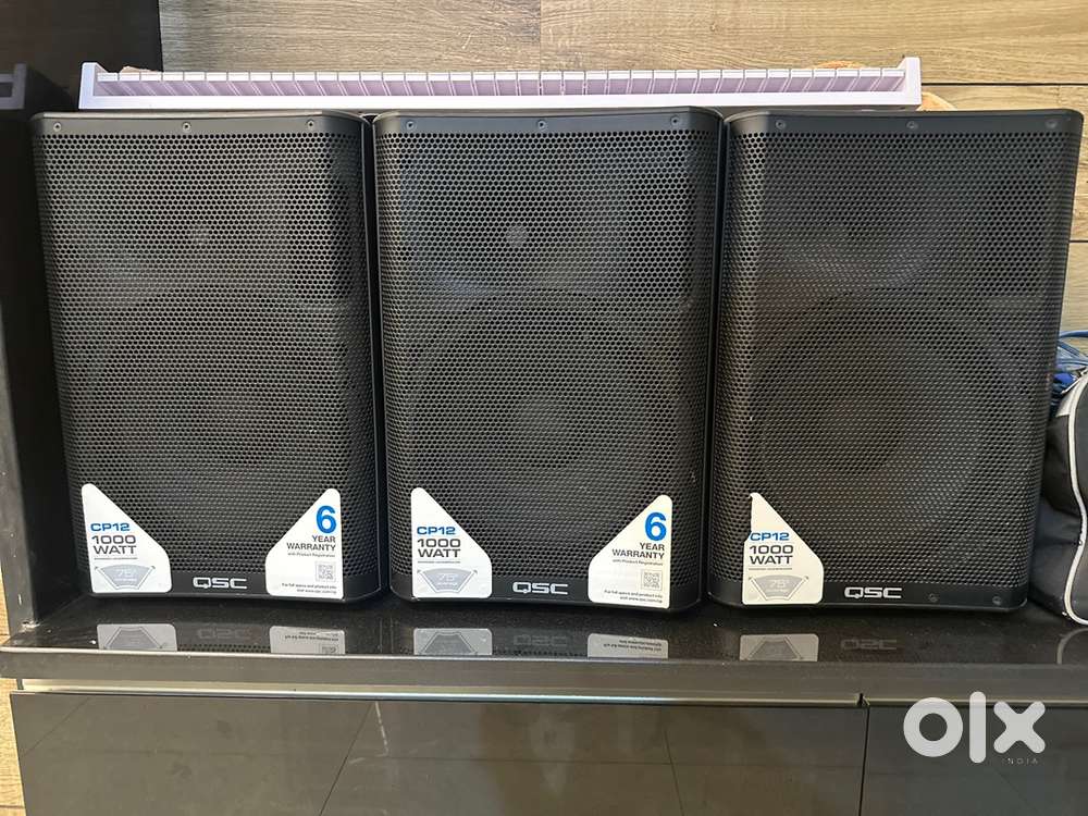 Sound gear Urgent sale QSC speakers