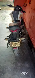 Sports bike with both end disc brakes