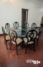 Rosewood (ഈട്ടിമരം) Dinning table & chair set (8 seater