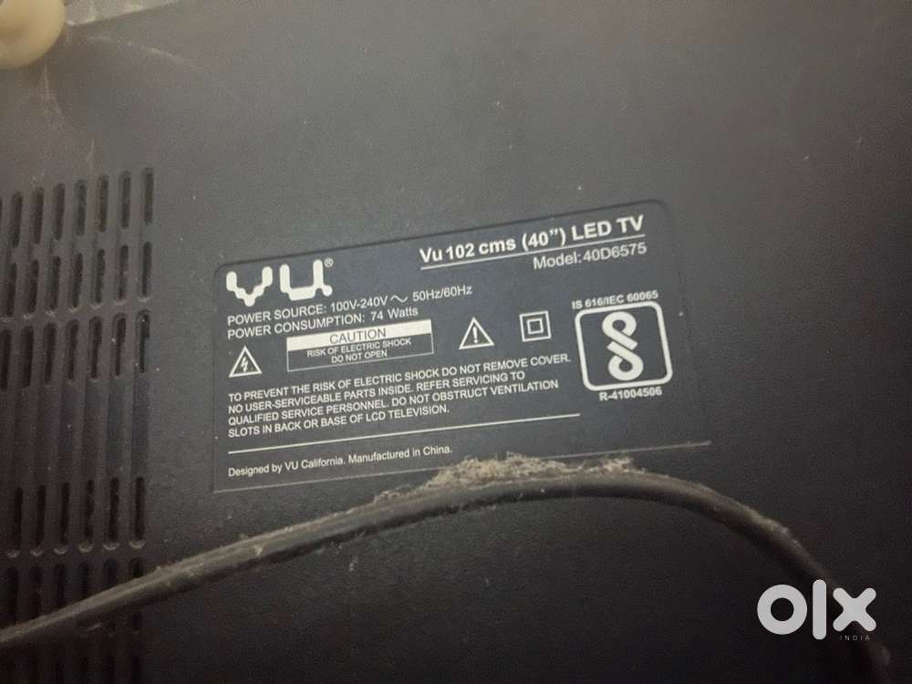 Vu TV (panel broken)