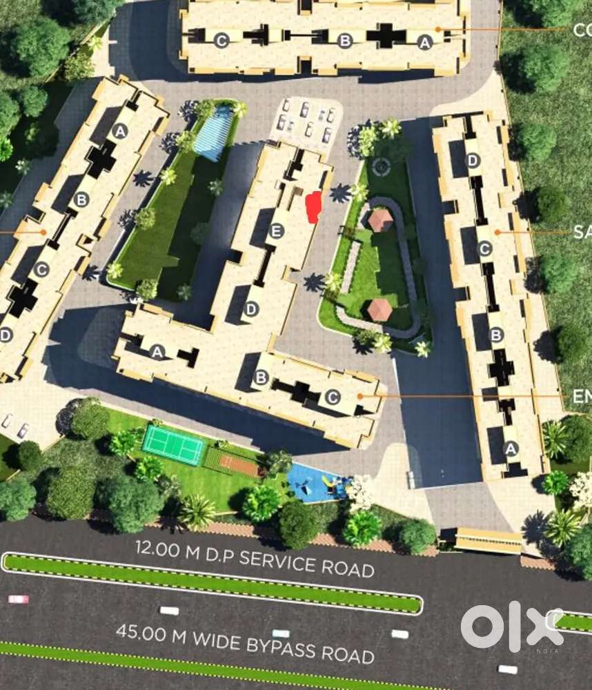 Oc available 1bhk tmc building