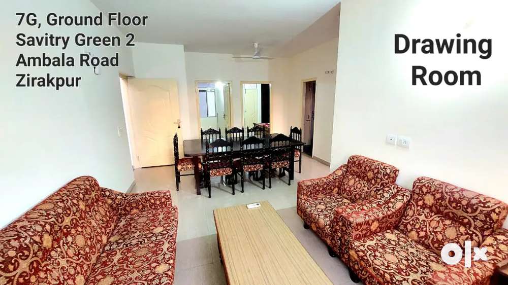 2bhk fully furnished flat in zirakpur