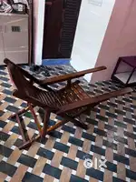 Wooden lounge chair
