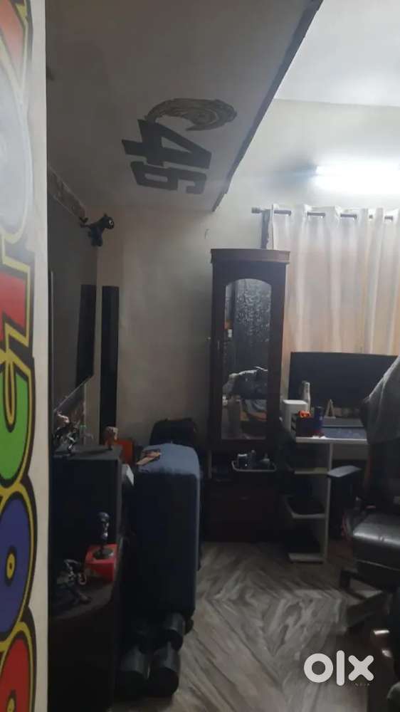 Spacious one room with attached bathroom