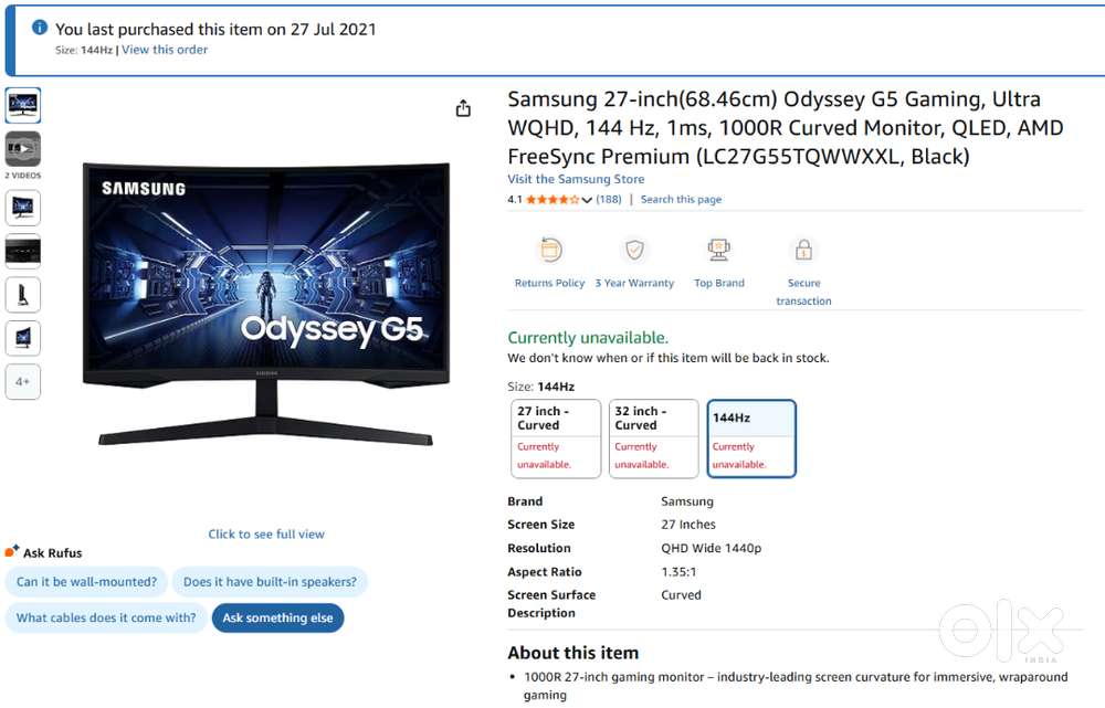 Samsung Odyssey G5