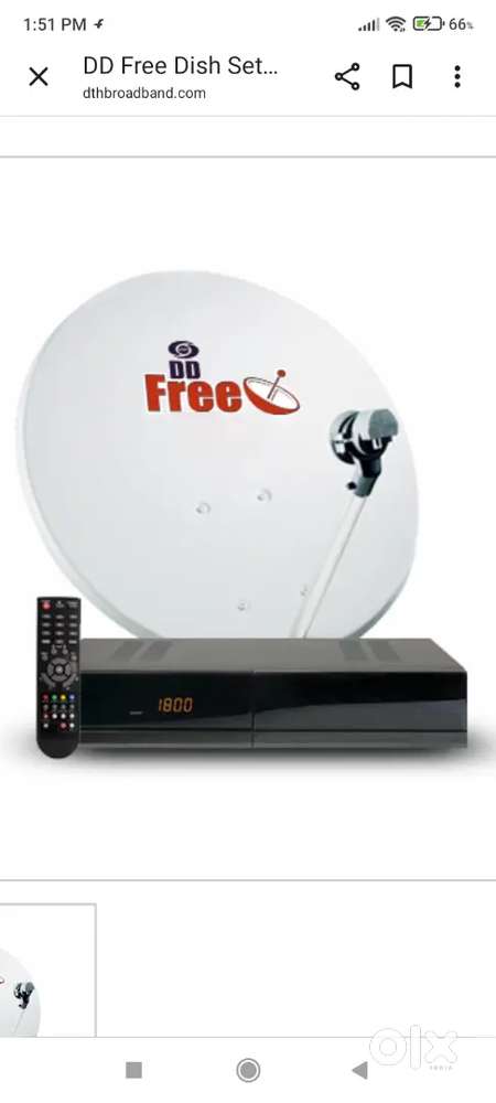 DD free dish box with dish