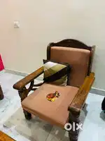 Wooden Sofa set with 5 seater