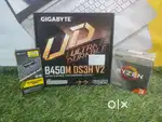 AMD Ryzen 3 3200G & Gigabyte B450M DS3H Motherboard & Corsair 8gb Ram