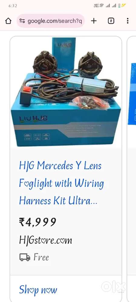 Liu hjg mercedes fog light with wiring harness