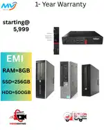 Full Set @ Low Price  CPU - Branded Intel  Ram - 8GB DDR3  Hard Disk -