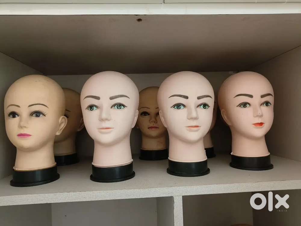 Mannequin head 9 pieces sale at very low price