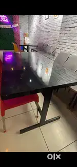 Table with black top