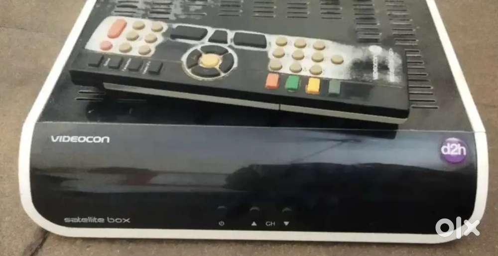 Videocon with dish and remote