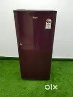€¥**Whirlpool maroon colour fridge in bst condition wth warranty