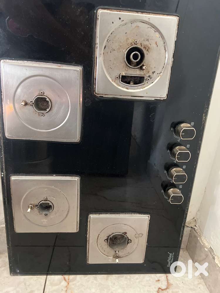 Steelwood 4 burner hobb rarel used