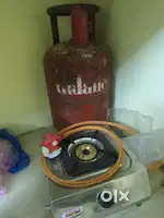 House hold gas cylinder and single burner gas stove
