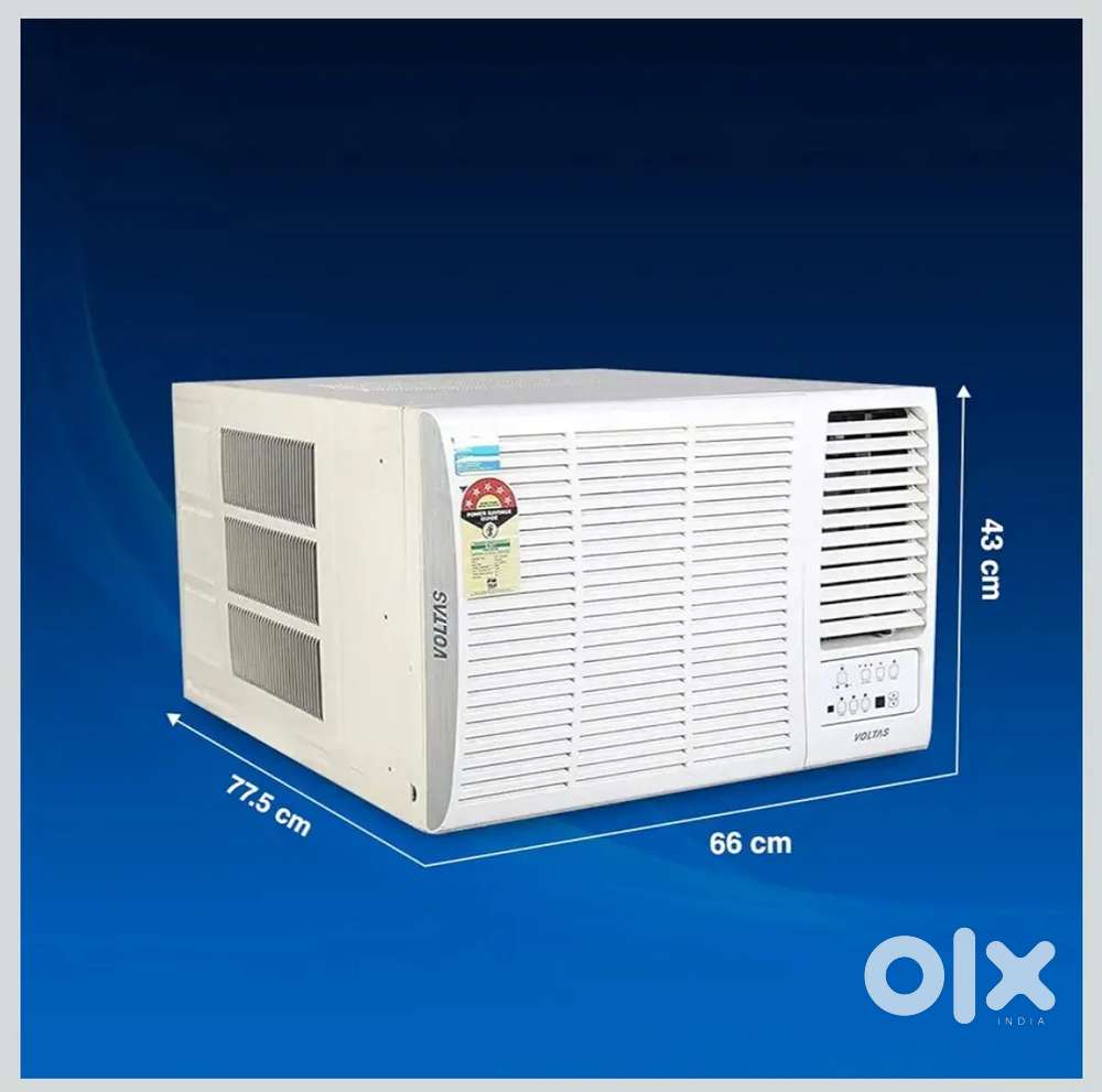 1.5 year old Voltas Window AC (1.5 ton) 5 Star for Sale