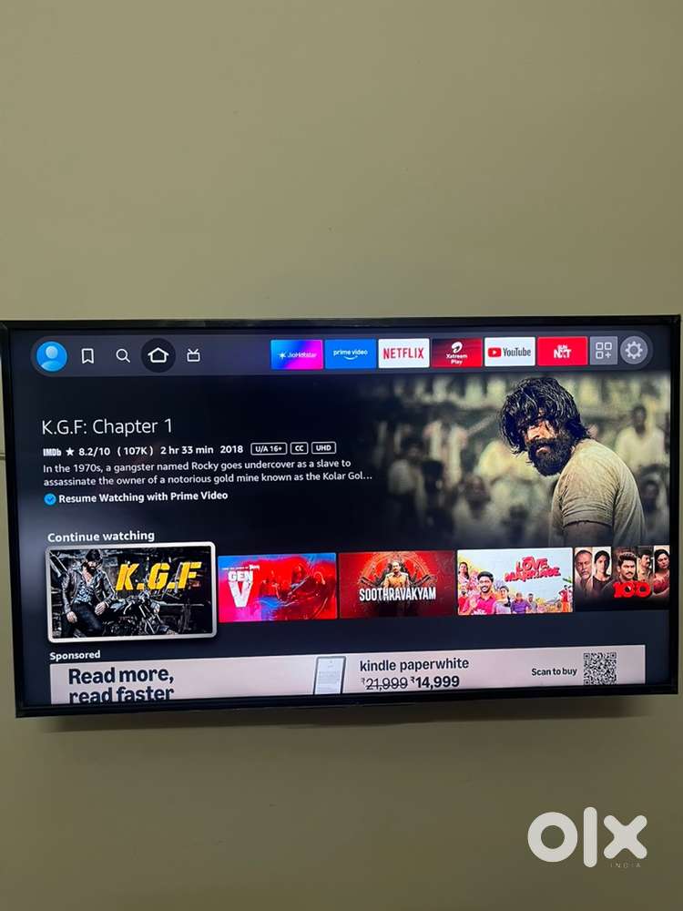 VU 43” Smart TV