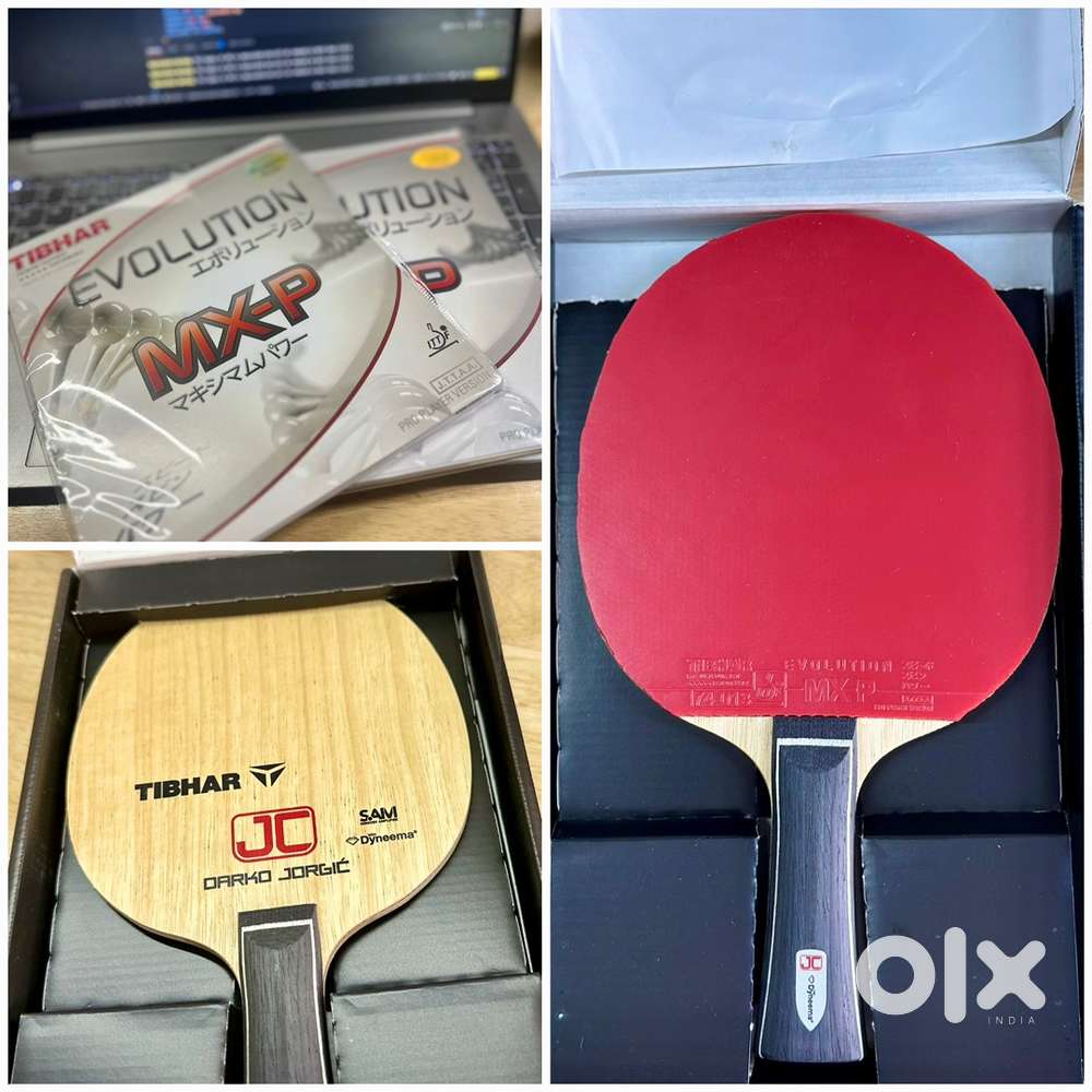 Table Tennis Blade + Rubbers – Premium Setup