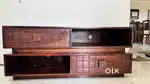 Solid Wood TV Unit