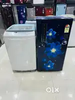 Combo offer Marq single door Fridge & Samsung top load washing machine