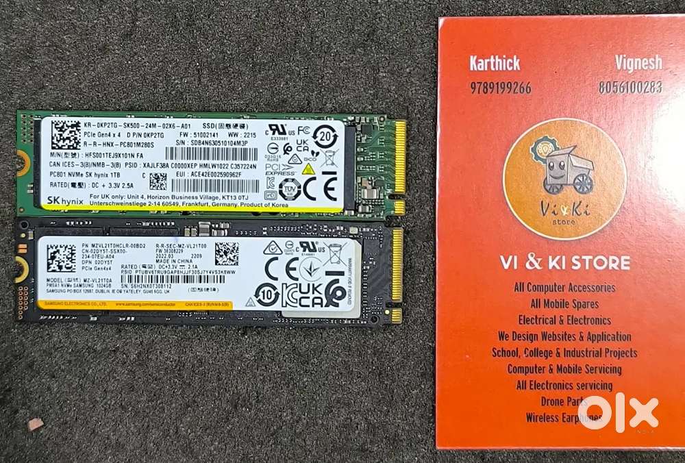 1TB  Gen4 Samsung Nvme SSD