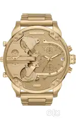 Orginal Diesel Chronograph Gold Dial Men's Watch DZ7399
