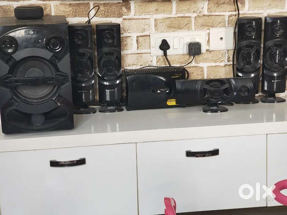 Zebronics speaker - 5 side speakers and 1 main speaker