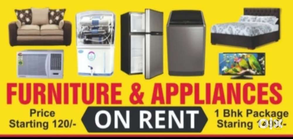 Furniture appliances On RENT