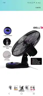 Ibell wall fan