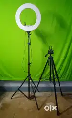 18 INCH DIGITEK RING LIGHT WITH STAND AND TRIPOD