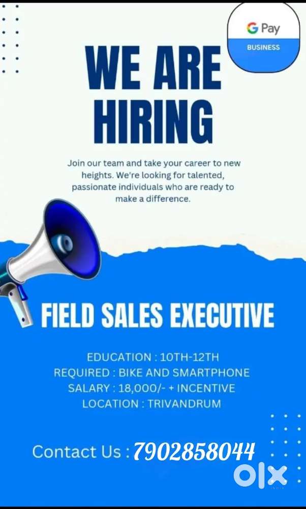 Job Opportunity - Field Sales Executive (GPay)