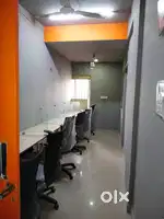 FULLY FURNISHED MANAGER CABIN+6-SEATER OFFICE SPACE *NEGOTIABLE