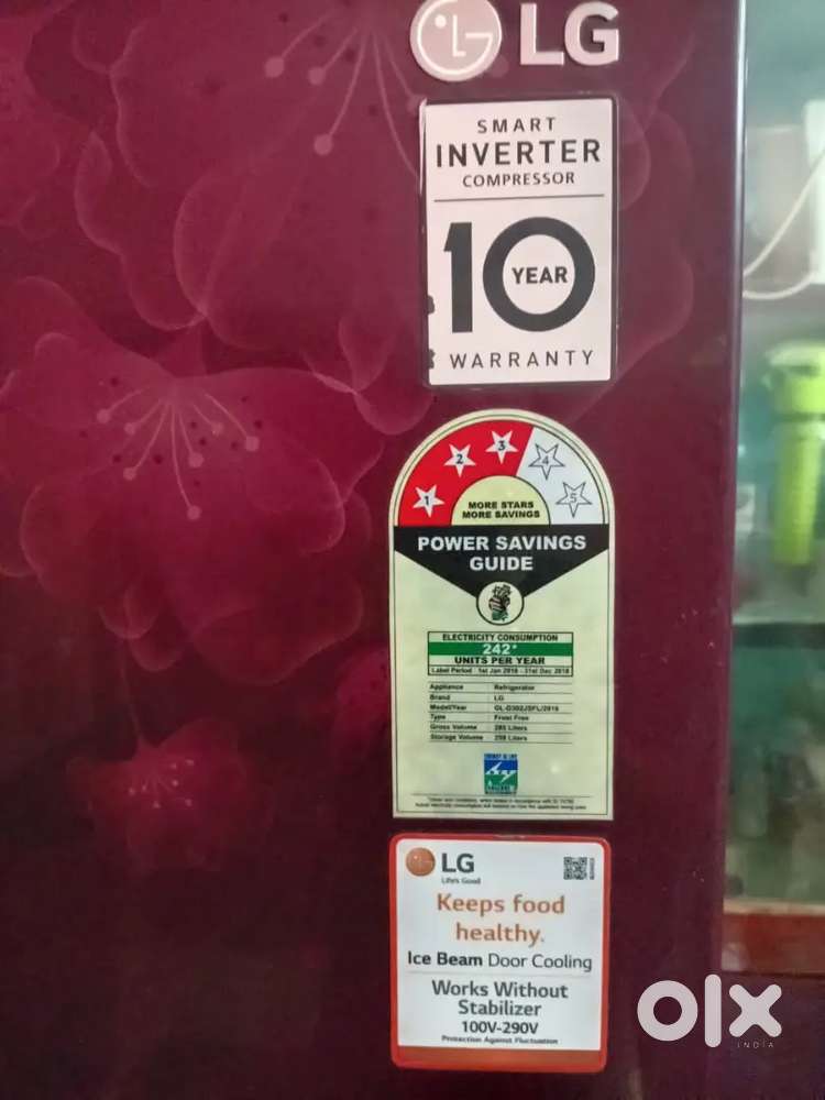 Lg double door fridge