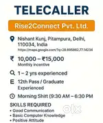 Urgent Requirement : Telecaller