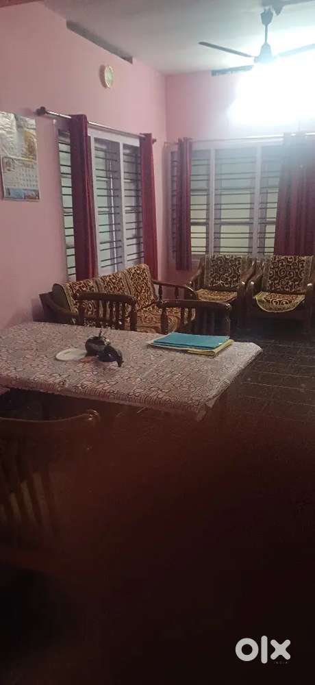 2 BHK Semi-Furnished Ground Floor Family House for Rent at Pulimoodu