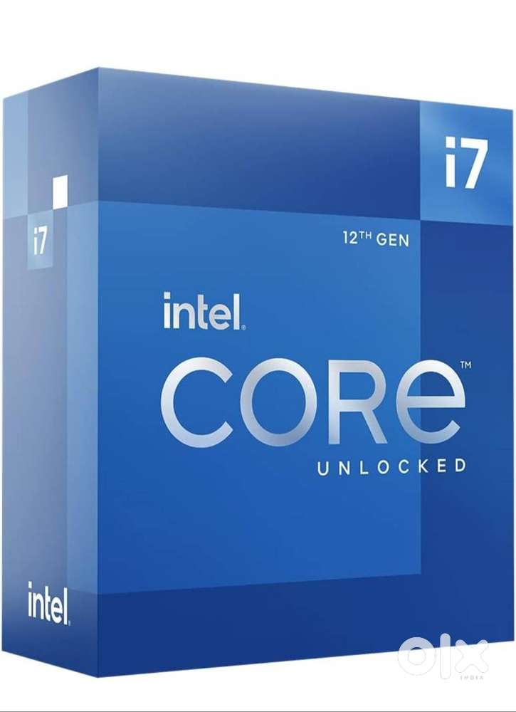 Intel i7 12th generation with company warranty bill and box